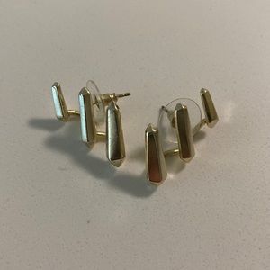 Kendra Scott Crawler Gold Earrings